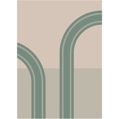 KOMAR - Papier Peint Panoramique Loop 200 x 280cm