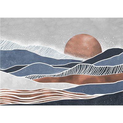 KOMAR - Papier Peint Panoramique Shades of Greece 350 x 250cm