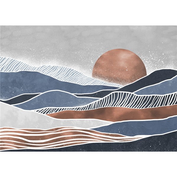 KOMAR - Papier Peint Panoramique Shades of Greece 350 x 250cm