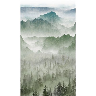 GRANDECO - Papier Peint Panoramique Montagne Nendaz 159 x 280 cm