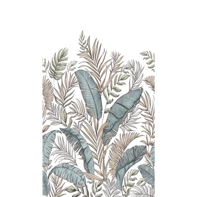 GRANDECO - Papier Peint Panoramique Bananier Calobra 159 x 280 cm