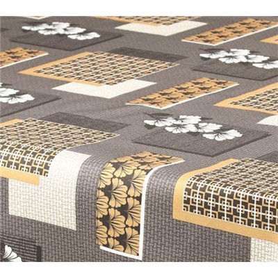 ACCESS DECO - Nappe Polyester Ronde Ø160cm Aurore Gris sur Cintre