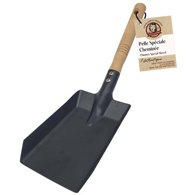 LA MENAGERE - Pelle à Cendres Acier Noir