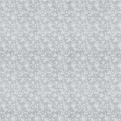 ACCESS DECO - Toile Cirée Skin Laize Nappe 20m x 140cm Milflores Perle