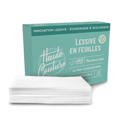 HAUTE COUTURE - Lessive en Feuilles Hydrosolubles Etui x30 Feuilles