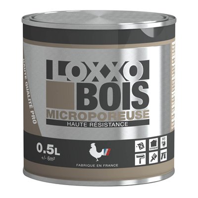 LOXXO - Laque Bois Microporeuse Haute Résistance 0.5L