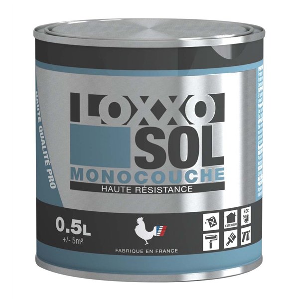 LOXXO - Peinture Sol Monocouche Haute Résistance 0.5L