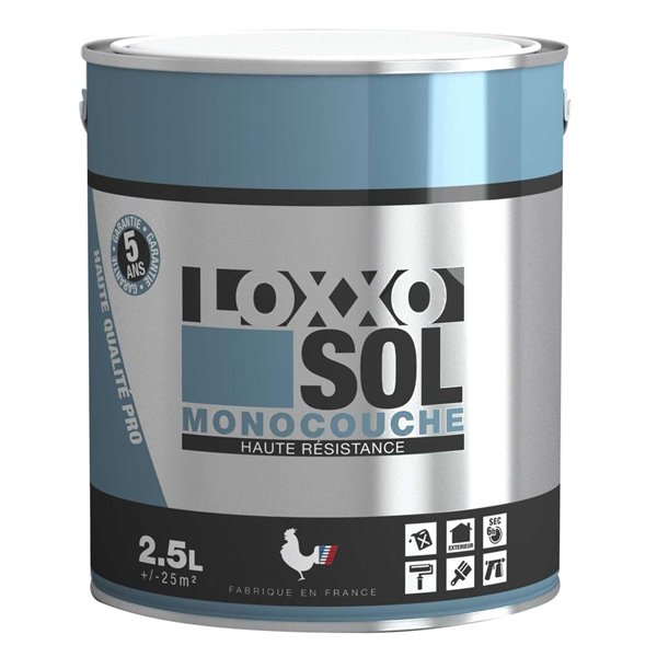 LOXXO - Peinture Sol Monocouche Haute Résistance 2.5L