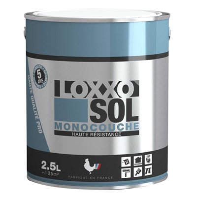 LOXXO - Peinture Sol Monocouche Haute Résistance 2.5L