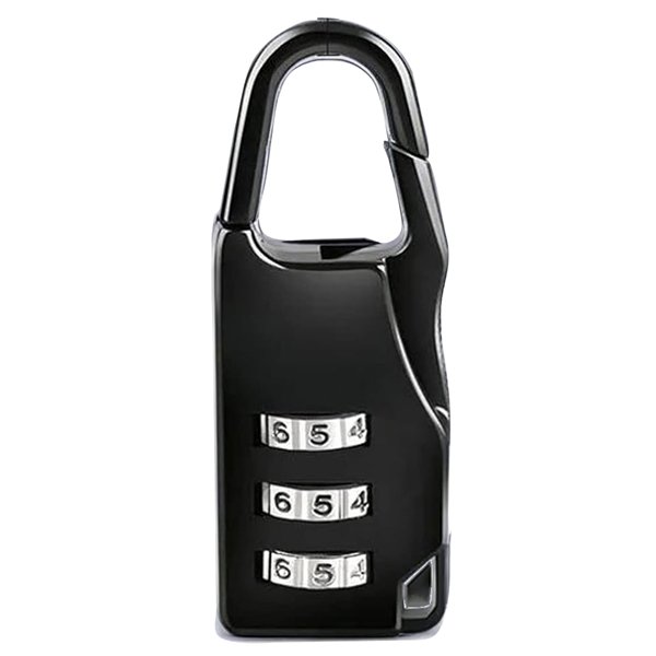 EVOE - Cadenas Noir à Combinaison Pour Bagages