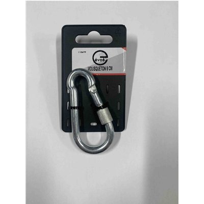 EVOE - Mousqueton Métal 8 cm