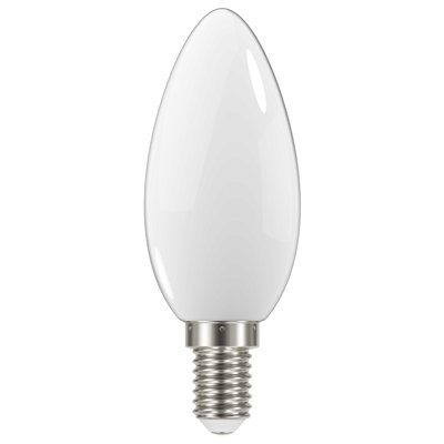 PROLIGHT - Ampoule Opaque Flamme LED E14 4 W Blanc Froid