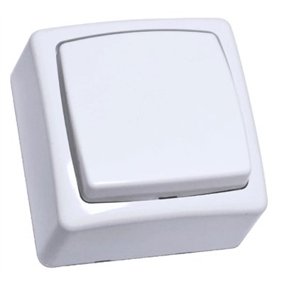 PROFILE - Interrupteur Va-et-Vient En Saillie Blanc