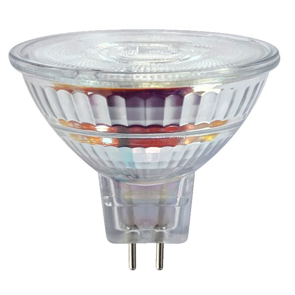 PROLIGHT - Ampoule Transparente Spot LED GU5.3 4.4W 345 lm Blanc Chaud Dimmable