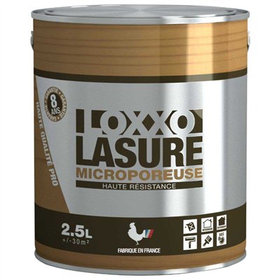 LOXXO - Lasure Microporeuse Haute Résistance Satin 8 Ans 2.5L