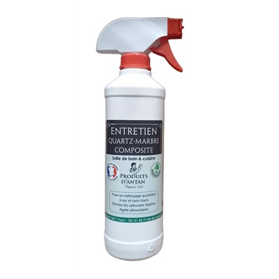 PRODUITS D'ANTAN - Entretien Quartz Marbre et Pierres Naturelles - Composites 500 ml