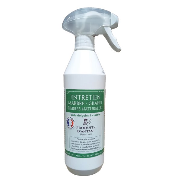 PRODUITS D'ANTAN - Entretien Marbre Granit et Pierre Naturelles - Composites 500 ml