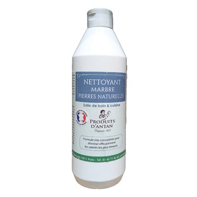 PRODUITS D'ANTAN - Nettoyant Salle de Bain Pierre Naturelle Marbre 500 ml