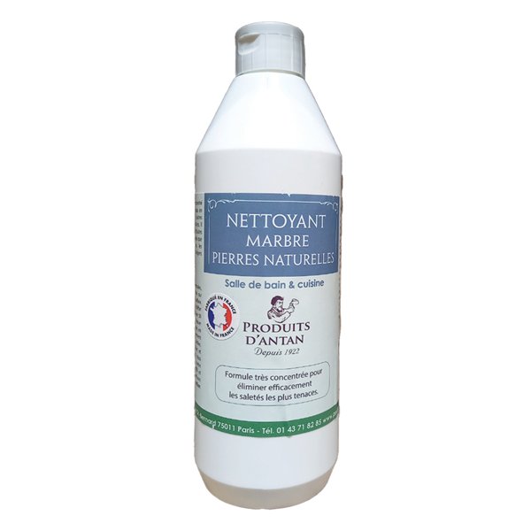 PRODUITS D'ANTAN - Nettoyant Salle de Bain Pierre Naturelle Marbre 500 ml