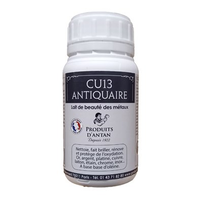 PRODUITS D'ANTAN - CU13 Entretien Antiquaire Pour Métaux 250 ml