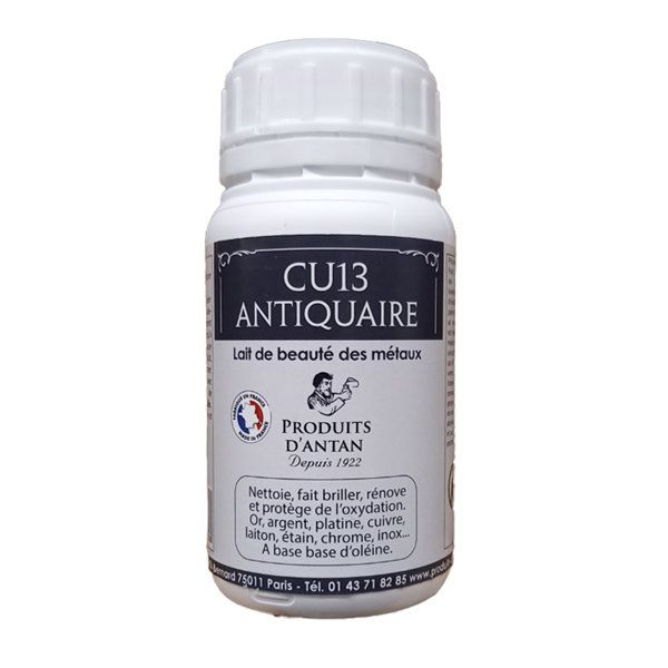 PRODUITS D'ANTAN - CU13 Entretien Antiquaire Pour Métaux 250 ml