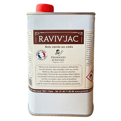 PRODUITS D'ANTAN - RAVIV'JAC Raviveur Meubles Bois Cirés ou Vernis 250 ml