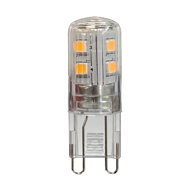 PROLIGHT - Ampoule Transparente LED G9 1.8W 200 lm Blanc Chaud