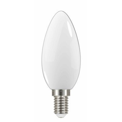 PROLIGHT - Ampoule Opaque Flamme LED E14 4W 430 lm Blanc Chaud