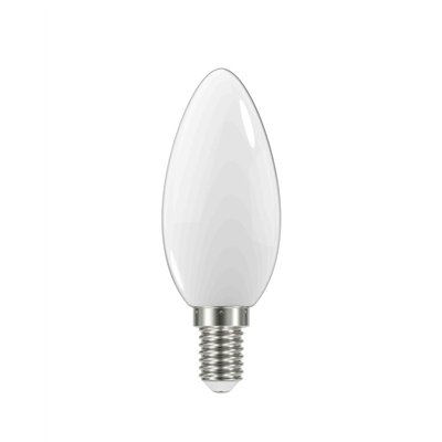 PROLIGHT - Ampoule Opaque Flamme LED E14 430lm Blanc Chaud Dimmable