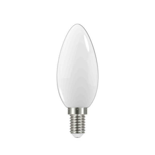 PROLIGHT - Ampoule Opaque Flamme LED E14 430lm Blanc Chaud Dimmable
