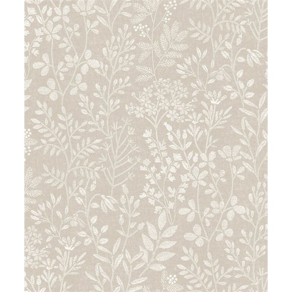 DECOR DESIGN - 205002 - Papier Peint Vinyle Sur Intissé Motif Stiched Organic Beige 10.05 x 0.53 m