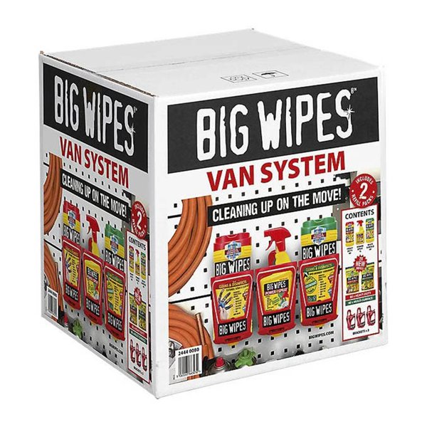 L'OUTIL PARFAIT - Kit Mobile de Nettoyage - Van System Big Wipes
