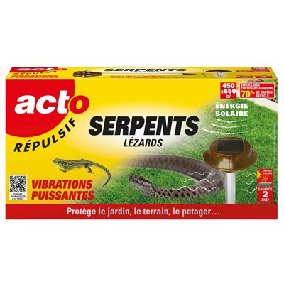 ACTO - Répulsif Vibration Serpents et Lézards