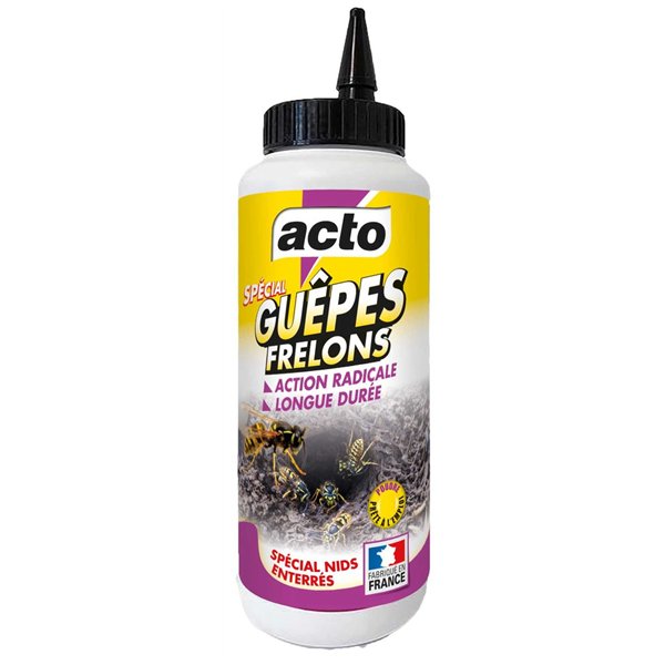 ACTO - Poudre Nids Enterrés de Guêpes et Frelons TP18