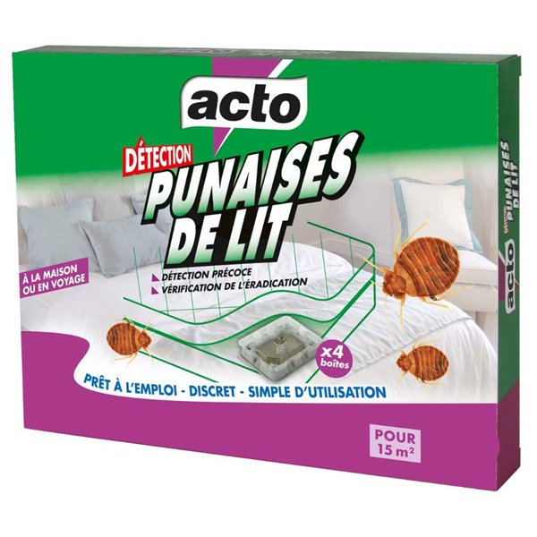 ACTO - Boîtes de Détection Punaises de Lit