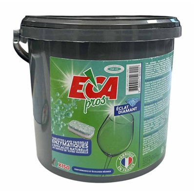 ECA PROS - Tablettes Lave-Vaisselle Éclat Diamant Seau de 150