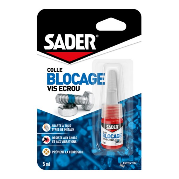 SADER - Colle Pour Blocage Vis Écrou 5 ml