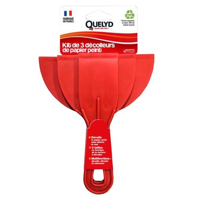 QUELYD - Kit de 3 Décolleurs de Papier Peint