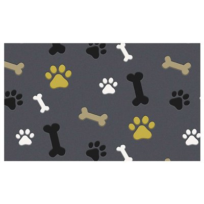 MERCURY - Tapis Velvet Paws & Bones 45 x 75 cm