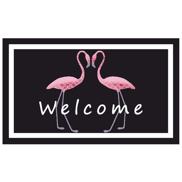 MERCURY - Tapis Velvet Flamingo 45 x 75 cm