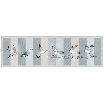 MERCURY - Tapis Velvet Ocean 45 x 150 cm