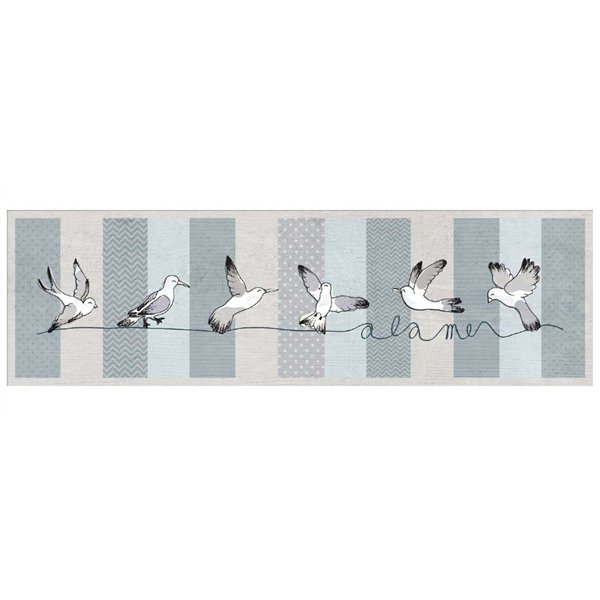 MERCURY - Tapis Velvet Ocean 45 x 150 cm