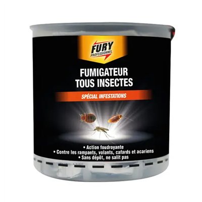 FURY - Fumigateur Tous Insectes 65 à 130 m² TP18