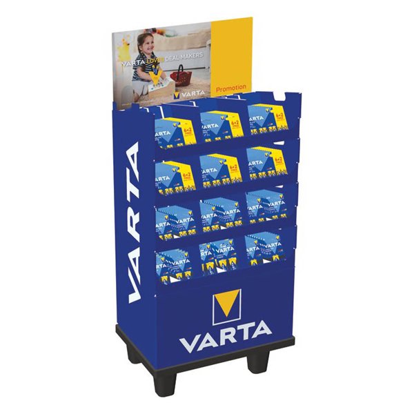 VARTA - Meuble PIles Longlife Power Promotion Lot de 180 Blisters
