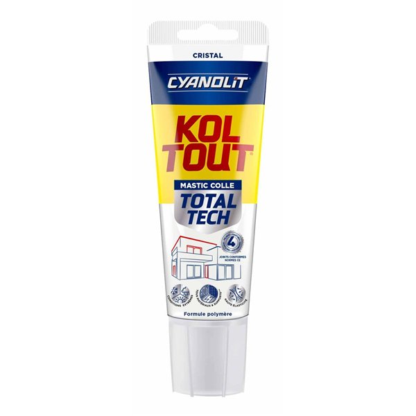 KOLTOUT - Koltout Mastic-Colle Total Tech Cristal 125 ml
