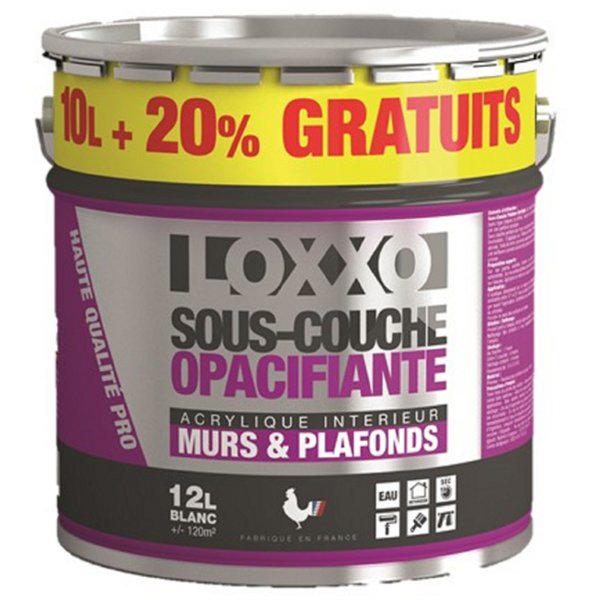 LOXXO - Sous-couche Opacifiante Acrylique Murs et Plafond