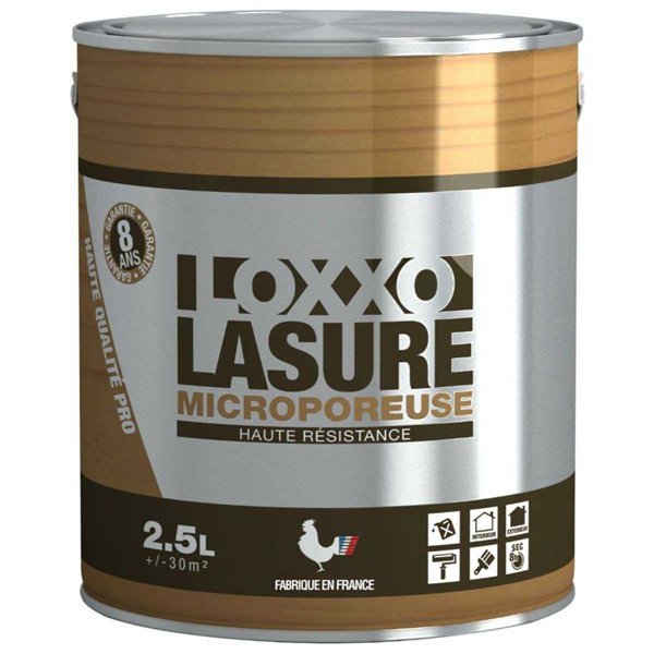 LOXXO - Lasure Microporeuse Haute Résistance Satin 2.5L