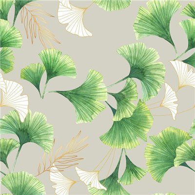 ACCESS DECO - Toile Cirée Déco Lupin Vert 140 cm x 20 m