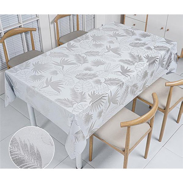 ACCESS DECO - Toile Cirée Déco Métal Vahina 140 cm x 20 m