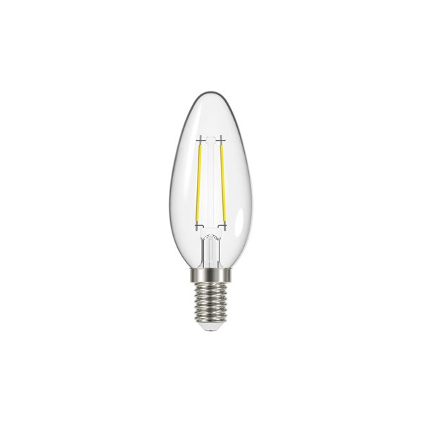 PROLIGHT - Ampoule Transparente Flamme LED E14 4.5W 450 lm Blanc Chaud Dimmable